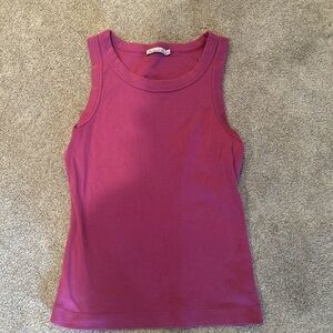 Micheal Stars Fuschia Tank Top OS